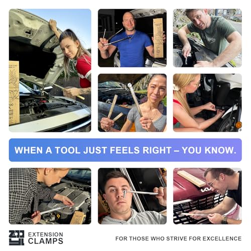 ZOOYL SpringLoaded Extension Clamp 145 Exclusive SpringLoaded Mechanism KnobLocking Design Saves Time in Tight Spaces Holds Nuts Bolts Hoses Built for Easy Use and Maximum Efficiency - Image 3