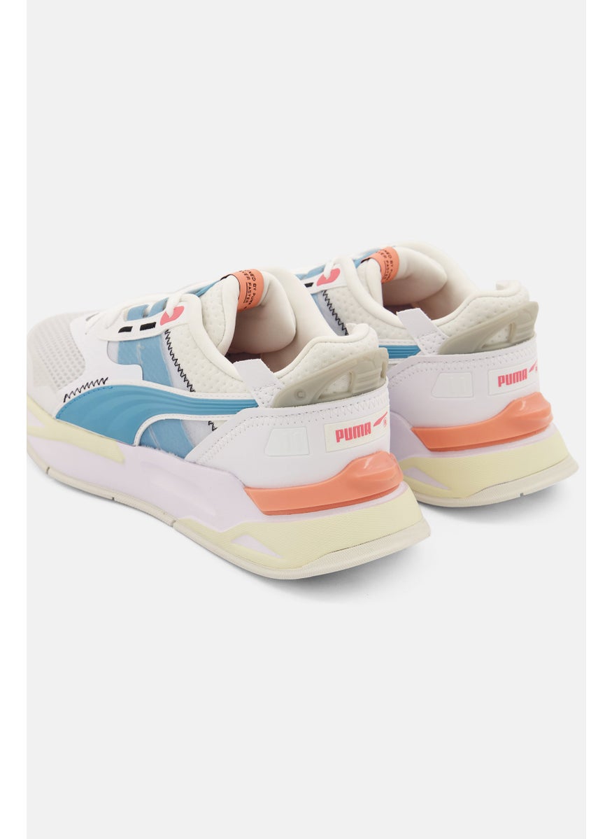 PUMA Kids Boy Mirage Sport Tech Lace Up Sports Shoes, White Combo  - Image 2