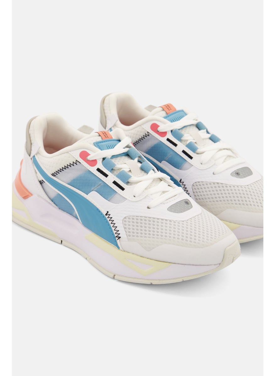 PUMA Kids Boy Mirage Sport Tech Lace Up Sports Shoes, White Combo  - Image 3