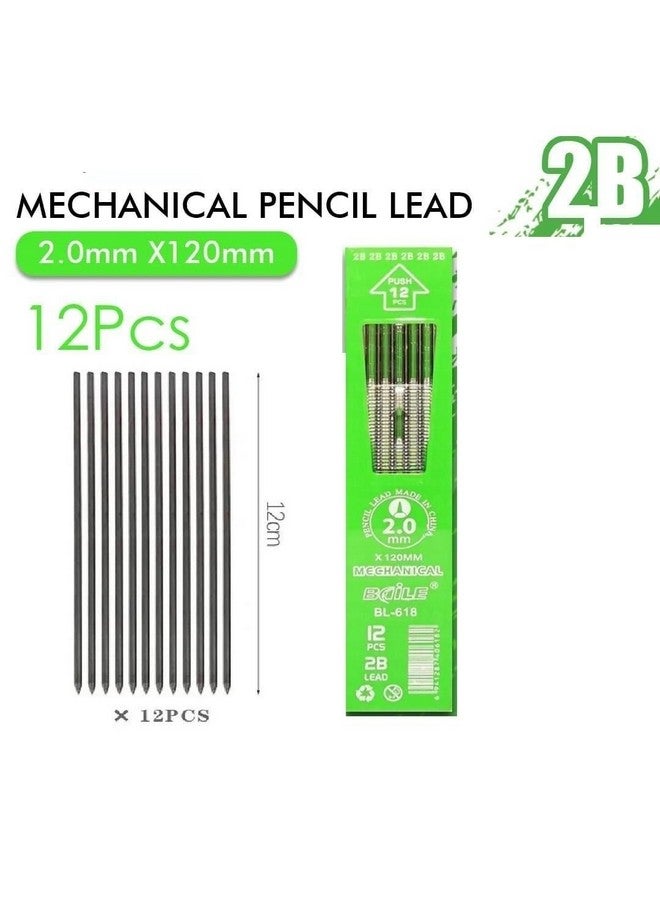 worison Set of 3 Mechanical Lead Pencil and 12 Black Leads - Image 4
