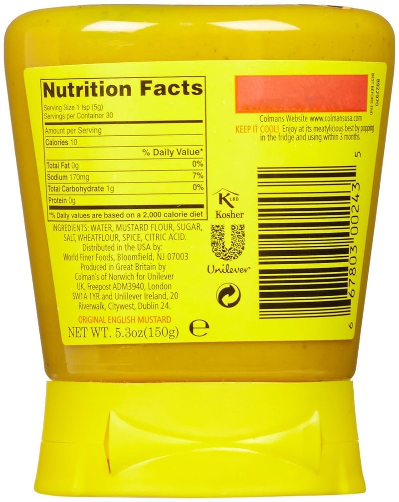 Colman's Colman Original English Mustard - Case of 6 - 5.3 oz. - Image 3
