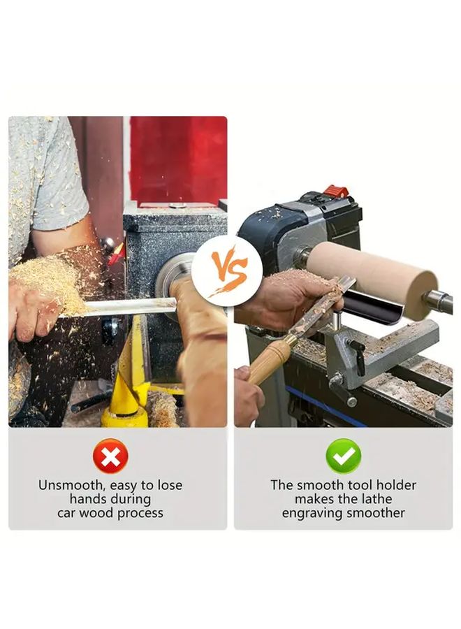 16mm Diameter 5 91 Inch Aluminum Alloy Wood Lathe Tool Rest Sturdy Holder For Woodworking - Image 4