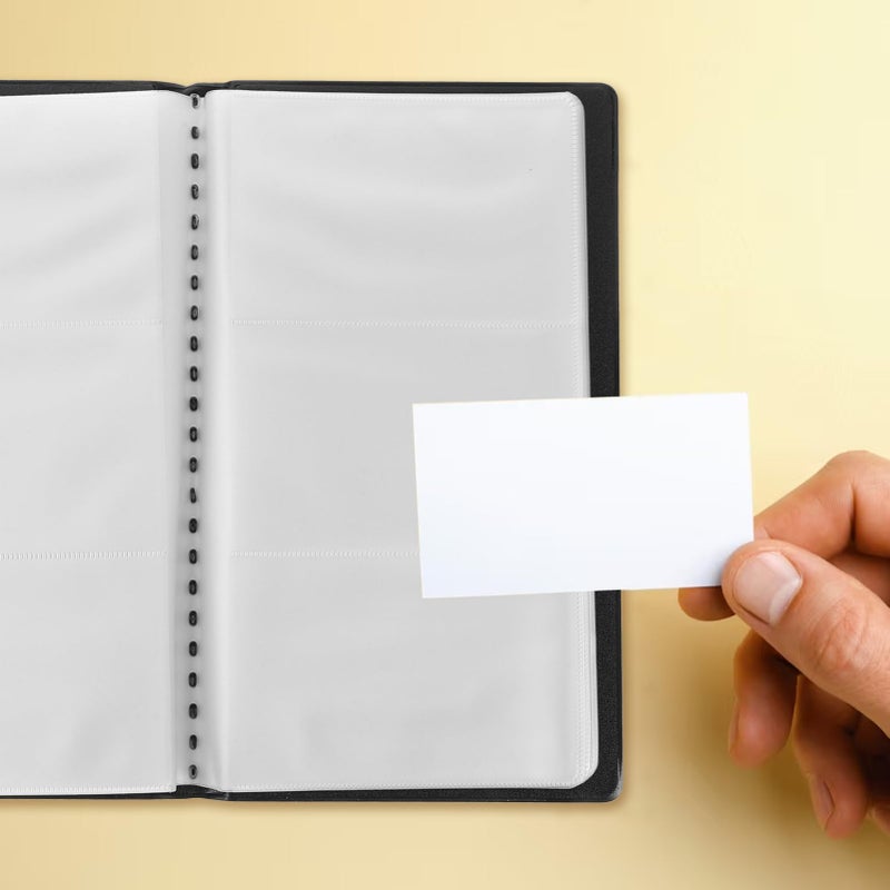 Leather Business Card Holder for Women Professional Style Easy to Carry - Image 3