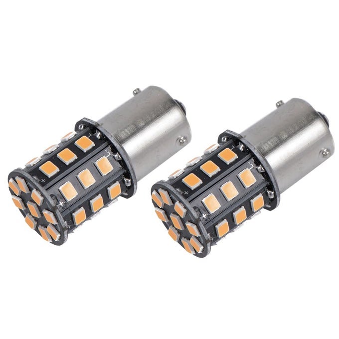 2Pack 930V Bau15S Py21W 7507 High Brightness Low Power Amber Yellow Led Bulbs Replacement For Turn Signal Lights