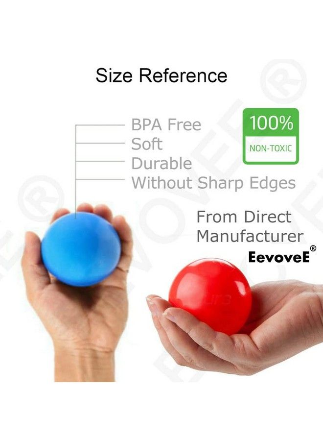 EEVOVEE Softy Non Toxic Plastic Pool Ball For Kids 6.3Cm (Big Size) (25Pcs) Multi Color - Image 4