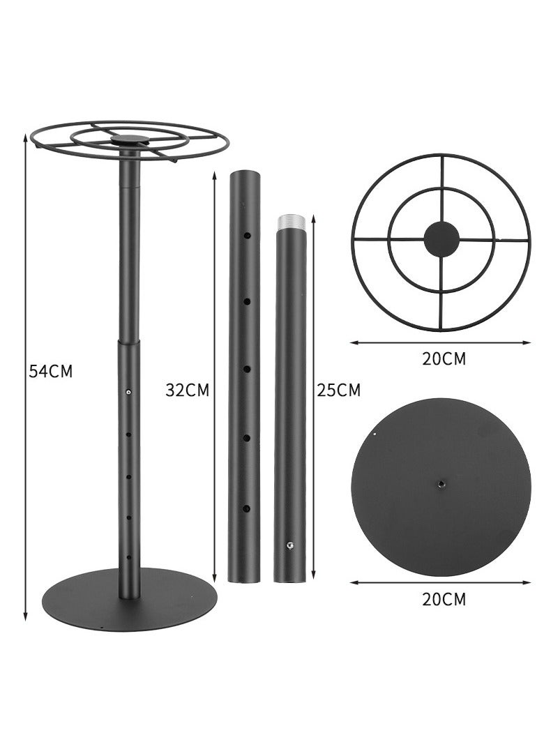 general Rotatable Medal Rack Multi-Purpose Height-Adjustable Medal and Ribbon Storage Rack Art Display Stand - Image 4