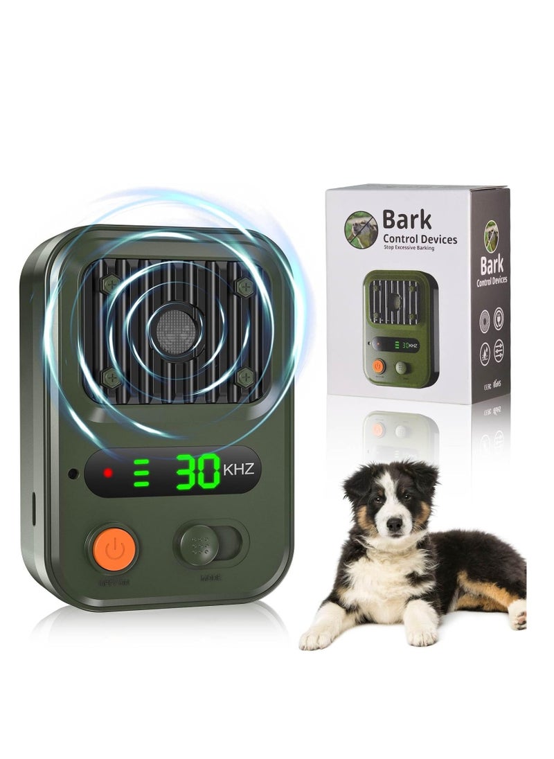 Furtey - Outdoor Dog Bark Control, Anti-Barking Device, 3-Stage Automatic Dog Bark Deterrent, Rechargeable Dog Silencer Sonic Bark Deterrent, Bark Box Bark Control Device Indoor/Outdoor Safe for Dogs and People - Image 1