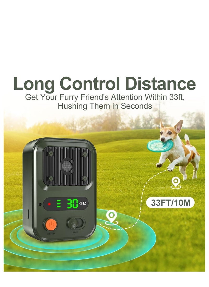 Furtey - Outdoor Dog Bark Control, Anti-Barking Device, 3-Stage Automatic Dog Bark Deterrent, Rechargeable Dog Silencer Sonic Bark Deterrent, Bark Box Bark Control Device Indoor/Outdoor Safe for Dogs and People - Image 1