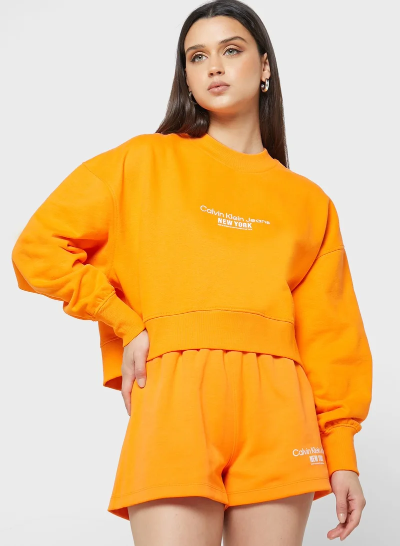 Calvin Klein Jeans Round Neck Sweatshirts
