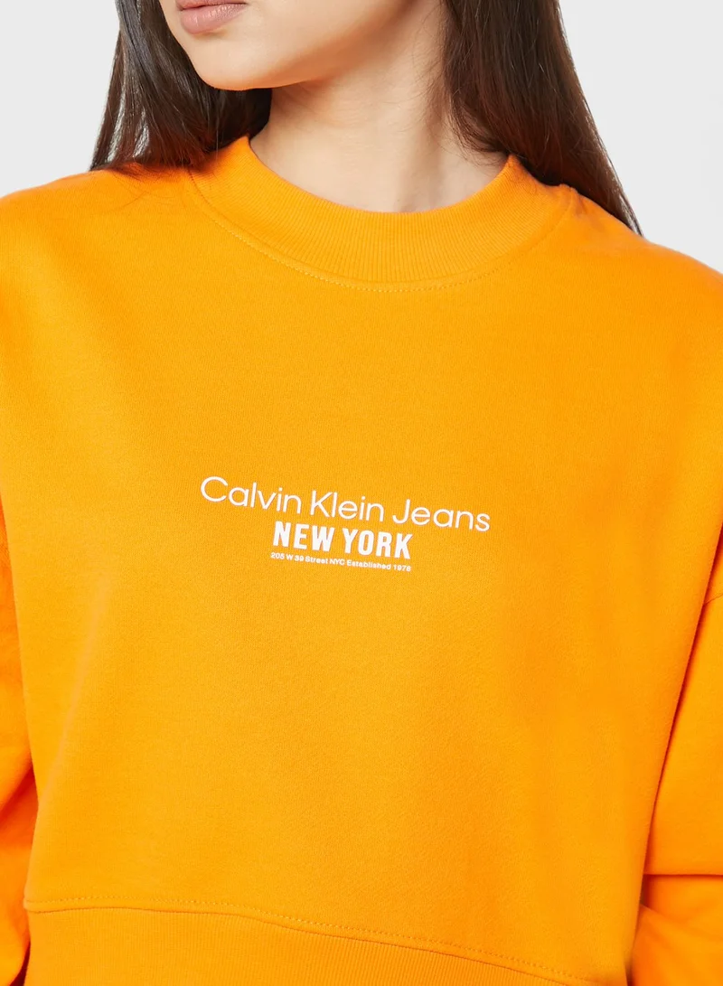 Calvin Klein Jeans Round Neck Sweatshirts
