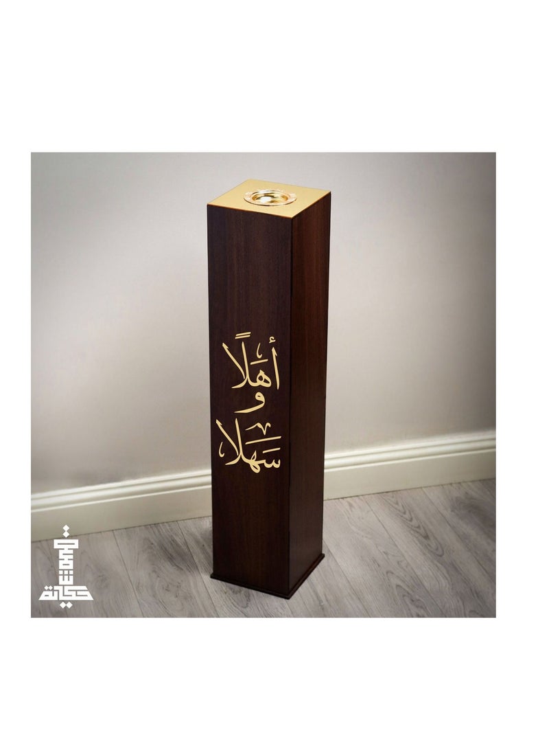 Story Of Candle The Luxurious Hospitality Incense Burner and Smoker Bears an Arabic Phrase  - Image 1