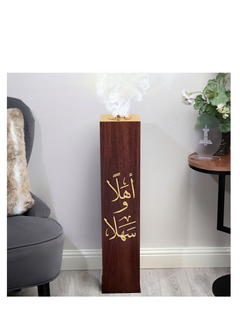 Story Of Candle The Luxurious Hospitality Incense Burner and Smoker Bears an Arabic Phrase  - Image 2