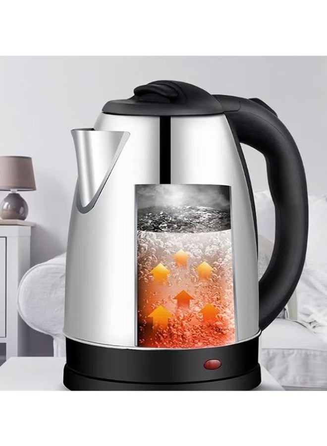 DENX Electric Kettle 1.8L – 1500W Stainless Steel Body with Auto Shut-Off, Cool-Touch Handle & Lid, 360° Swivel Base – Fast Boil Water Kettle for Home, Office & Kitchen - Image 4