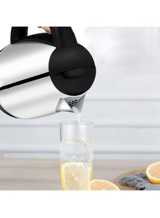 DENX Electric Kettle 1.8L – 1500W Stainless Steel Body with Auto Shut-Off, Cool-Touch Handle & Lid, 360° Swivel Base – Fast Boil Water Kettle for Home, Office & Kitchen - Image 3