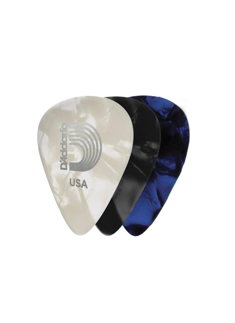 Generic - Plectrums Pick Pack Set For Guitar Ukulele Mandolin Lyre Harp 0.71 mm - 3 Picks - Image 1