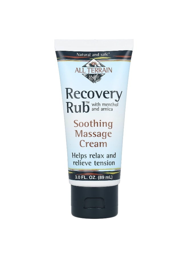 All Terrain All Terrain, Recovery Rub, Soothing Massage Cream, 3 fl oz (89 ml)  - Image 1