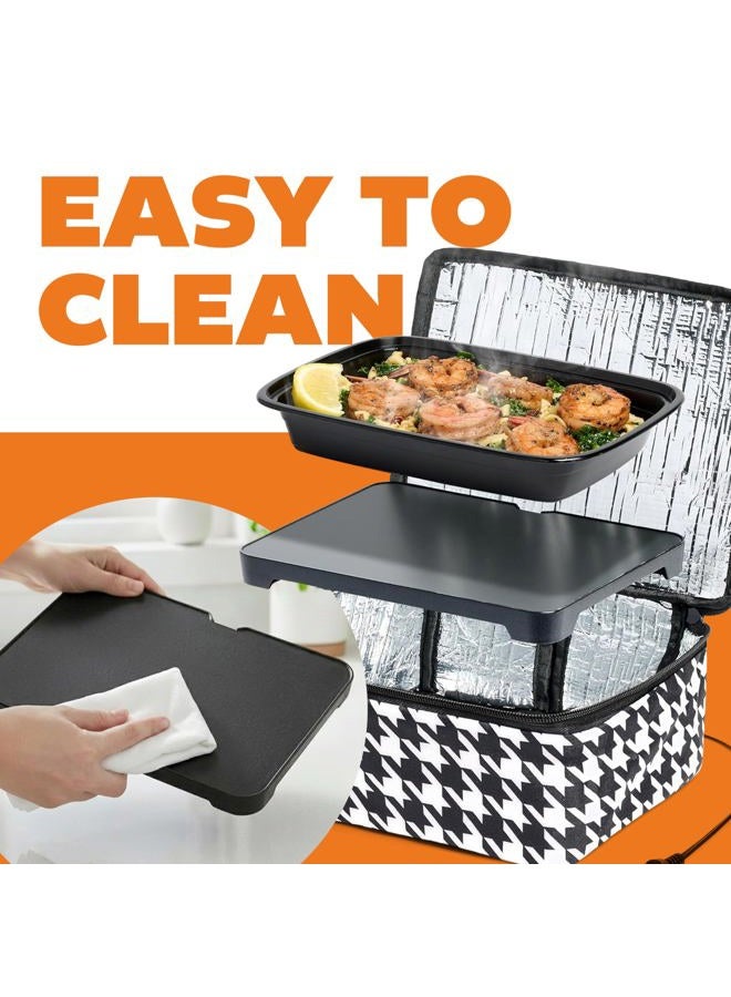 HOTLOGIC 16801400-HND Food Warming Tote 12V, Nylon, Houndstooth - Image 5