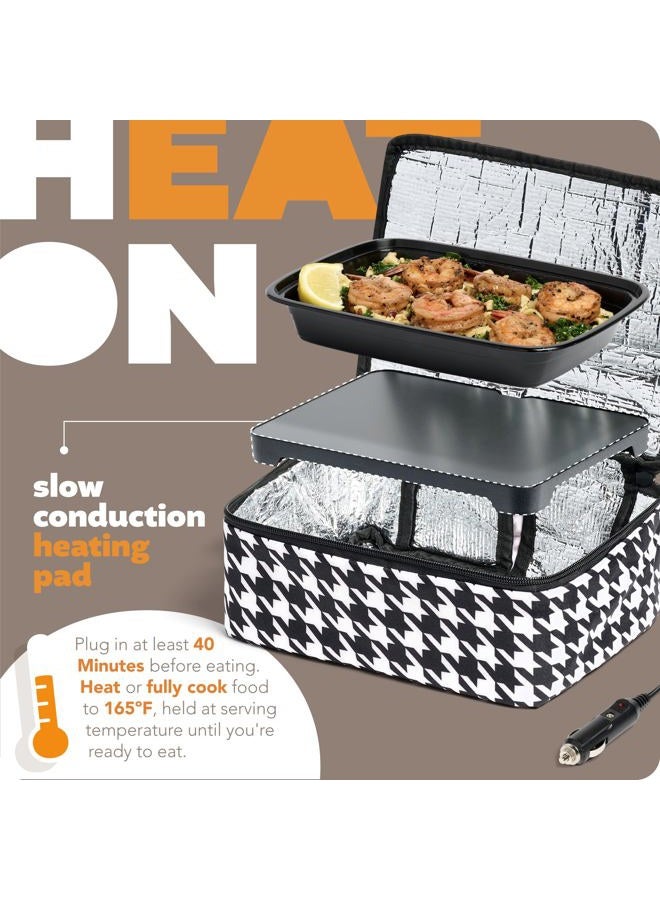 HOTLOGIC 16801400-HND Food Warming Tote 12V, Nylon, Houndstooth - Image 2