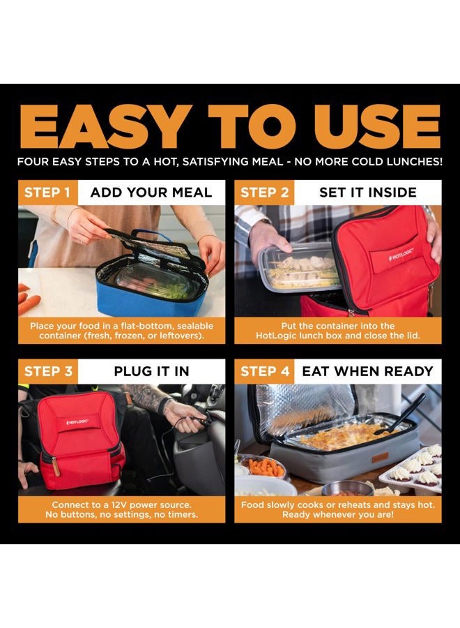 HOTLOGIC 16801400-HND Food Warming Tote 12V, Nylon, Houndstooth - Image 4