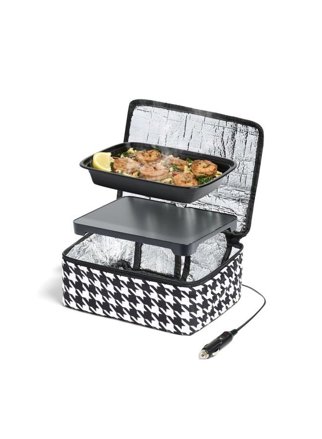 HOTLOGIC 16801400-HND Food Warming Tote 12V, Nylon, Houndstooth - Image 1