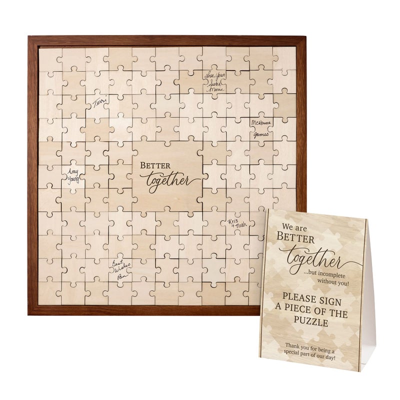 Lillian Rose Puzzle Guest Book For An Alternative Wedding Guestbook - Image 1