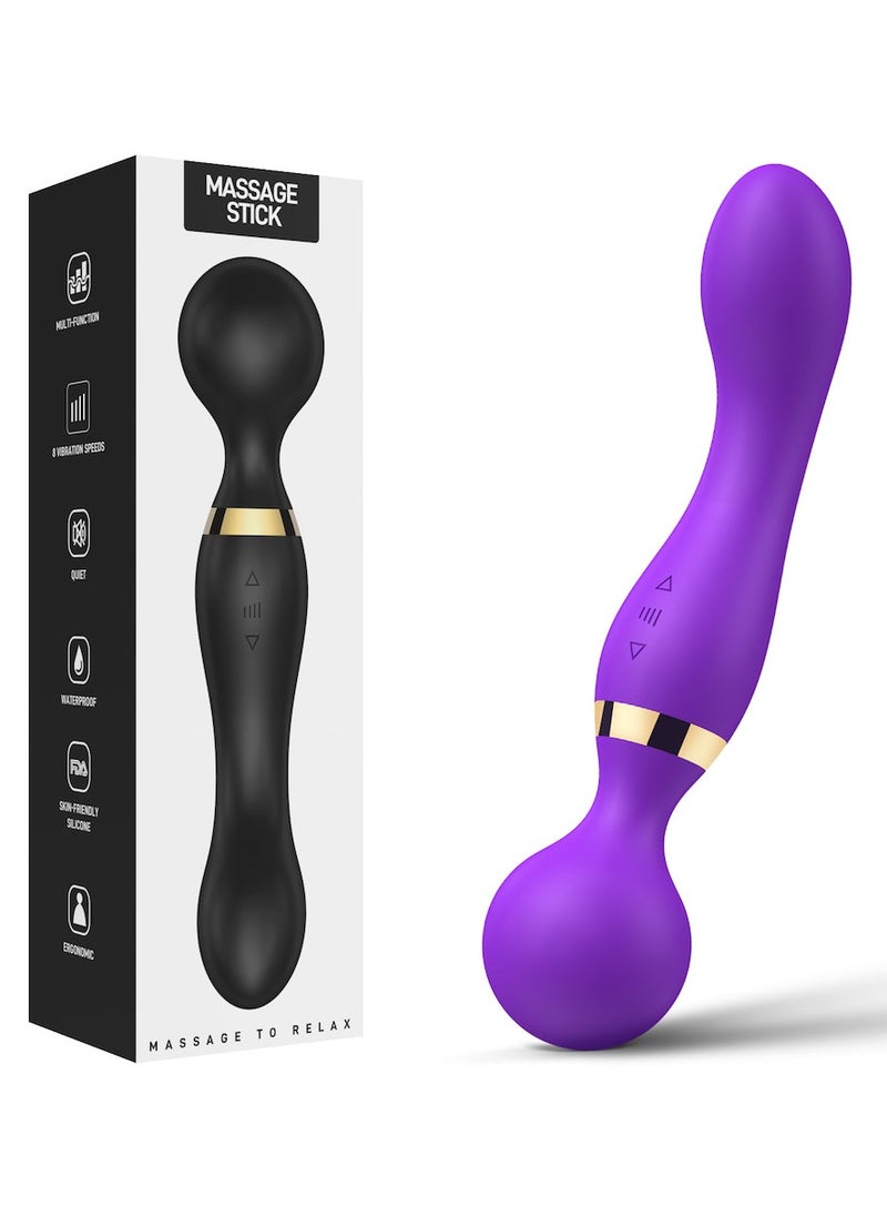 Generic Highly Recommend Waterproof Massage for Muscle Tension Back, Leg, Foot, Neck, and Body Fatigue Women Men, Purple  - Image 1