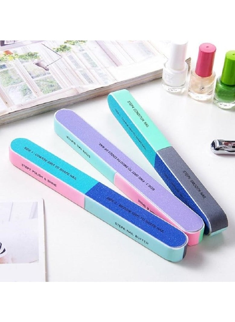 Generic - Double Sided Polishing Nail File Multicolour - Image 1