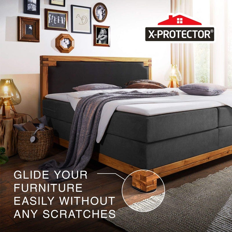 X-Protector Felt Furniture Sliders Hardwood Floors X-PROTECTOR â€“ 4 PCS 9 1/2 inch Furniture Sliders â€“ Heavy Duty Felt Sliders Hard Surfaces â€“ Move Your Furniture Easily & Safely! - Image 5
