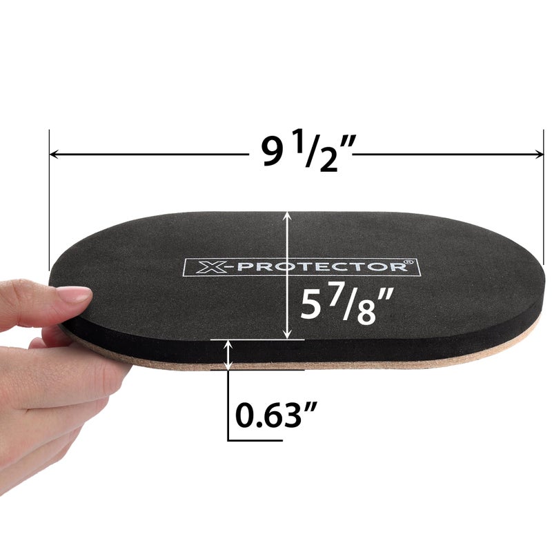 X-Protector Felt Furniture Sliders Hardwood Floors X-PROTECTOR â€“ 4 PCS 9 1/2 inch Furniture Sliders â€“ Heavy Duty Felt Sliders Hard Surfaces â€“ Move Your Furniture Easily & Safely! - Image 2