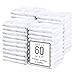 Simpli-Magic SIMPLIMAGIC Commercial Grade Soft Plush Cotton Terry Towels 60Pack White - Image 2