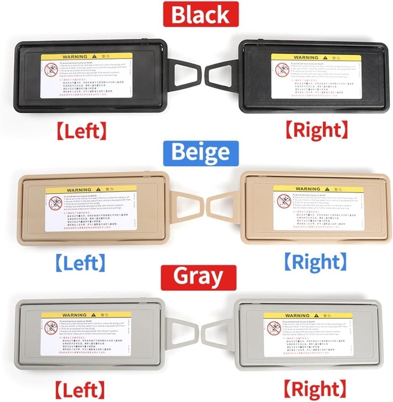 Wivplex Car Visor Vanity Mirror Cover for Mercedes-Benz S Class - Image 4