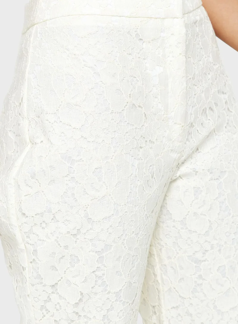 RIVER ISLAND Printed Wide Leg Pants