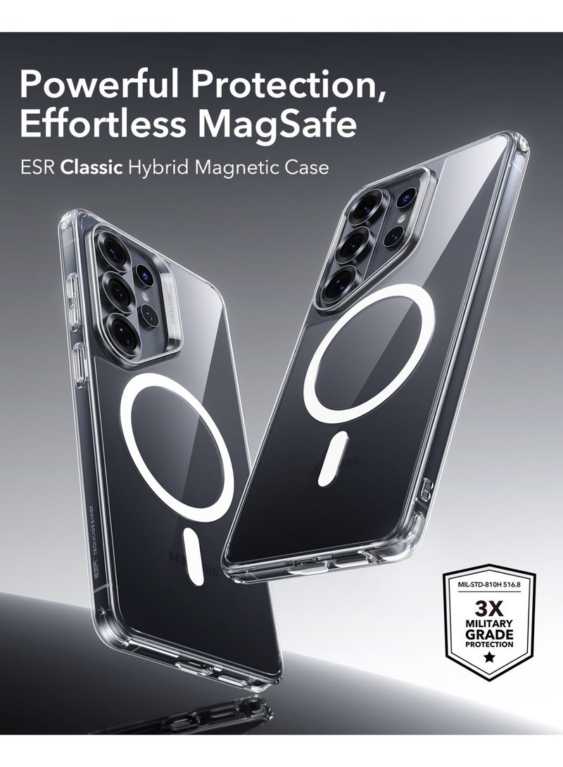 اي اس ار حافظة ESR لهاتف سامسونج جالكسي S26 ألترا، متوافقة مع MagSafe، حماية عسكرية، حافظة مغناطيسية مضادة للصدمات لسامسونج جالكسي S26 ألترا، سلسلة هجين كلاسيكية - Image 2