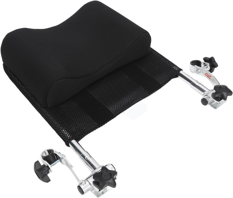 klarako Adjustable Wheelchair Headrest with Breathable Mesh for Seniors, Strong Support - Image 1