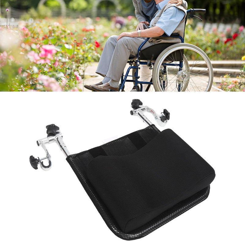 klarako Adjustable Wheelchair Headrest with Breathable Mesh for Seniors, Strong Support - Image 2