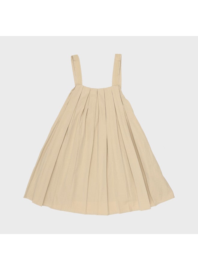 Zara british Retro Style Pleated Jumper Dress For Kids - Image 2