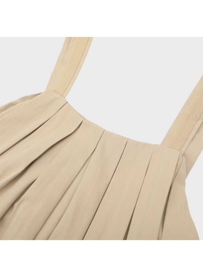Zara british Retro Style Pleated Jumper Dress For Kids - Image 4