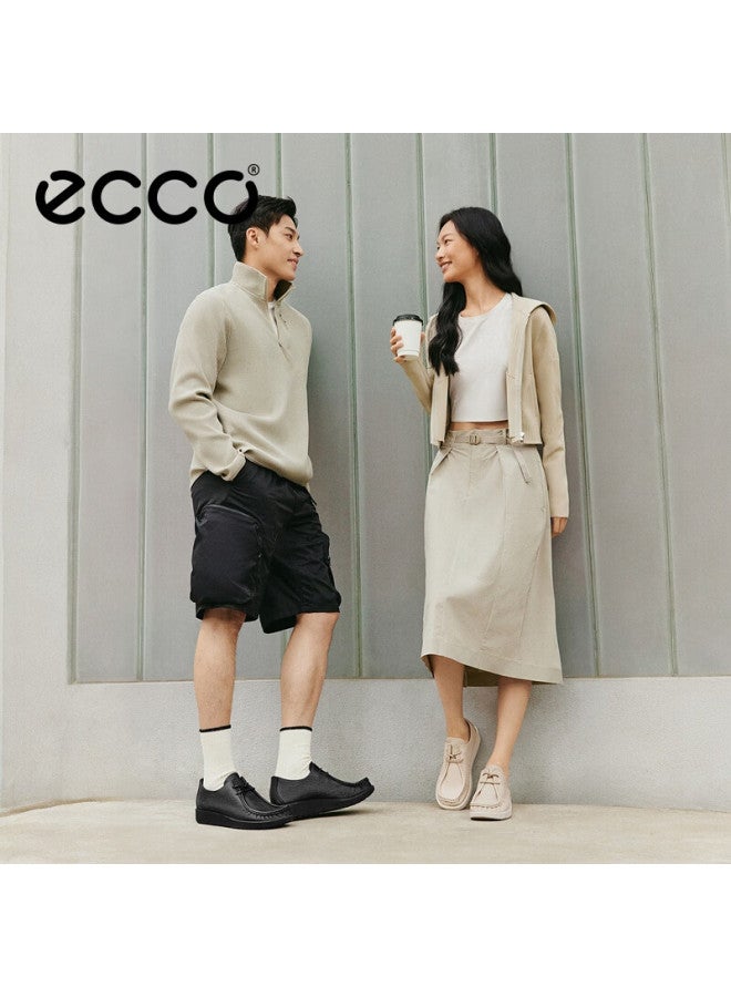 Ecco Uni Soft Sole Comfortable Breathable Casual Leather Shoes Joke Series 552504 Black Size 42 - Image 3