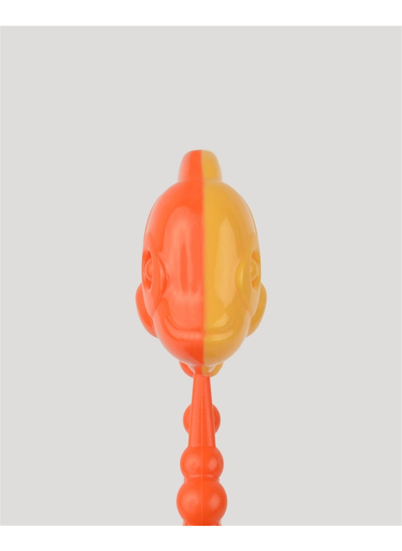 Let's Be Child LC Bicolour Fish Rattle Orange  - Image 3