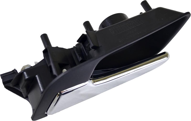 PT Auto Warehouse GM-2371MA-LH Inside Inner Door Handle - Black Housing Chrome Lever - Driver Side - Image 2