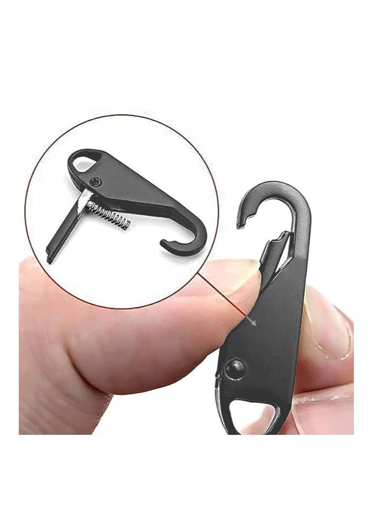 Generic - Pack of 5 Metal Zipper, Zipper, Replacement Zipper, Zip Pendant Repair Kit for Clothing, Suitcase, Coat, Boots, Jacket Backpacks (black) - Image 1