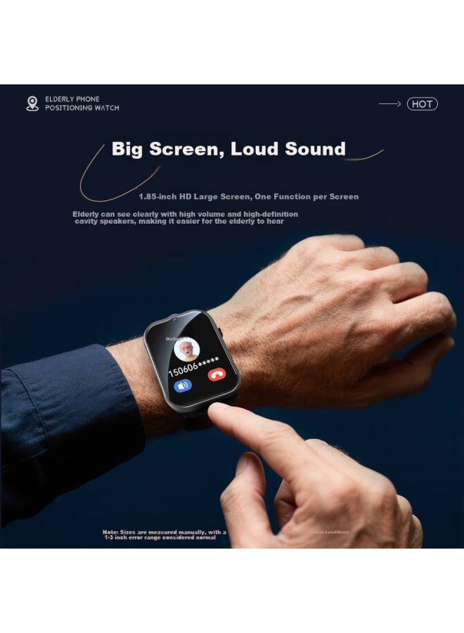 WITGOER جهاز تتبع GPS لكبار السن من ويتغور، جهاز ذكي خاص بدقة عالية مضاد للفقدان، ساعة هاتف، حلقة، بطارية طويلة العمر - Image 4
