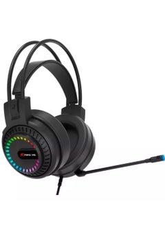 XTRIKE ME GH318 RGB Gaming Headset - Stereo Surround Sound - RGB Lighting - 50MM Drivers - LEATHER Ear Cups  - Image 2