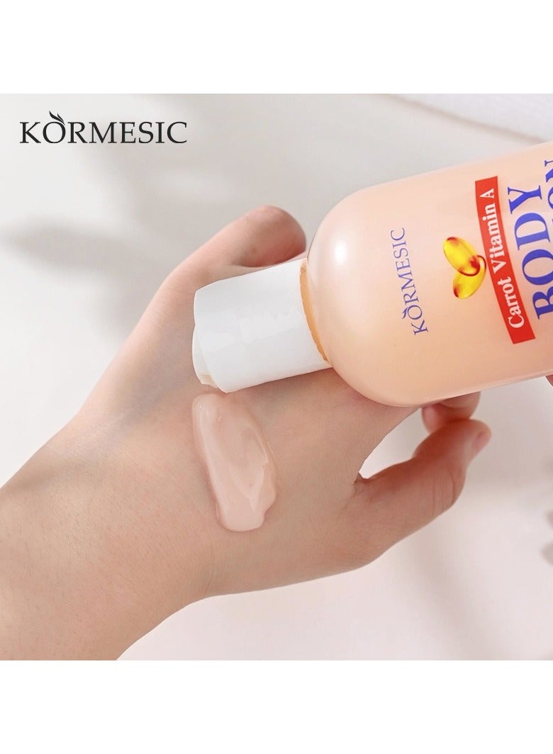 Kormesic لوشن الجسم بالجزر وفيتامين أ 320 مل - لتفتيح وتغذية البشرة - Image 3