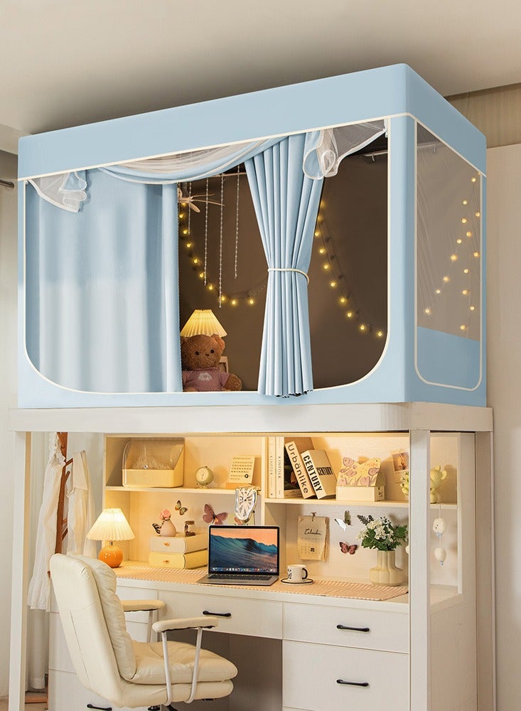 نامالو مظلات سرير، ستائر، ستائر تعتيم، ستائر خيمة سرير فردية، قماش تظليل للطلاب، مظلة سرير، ناموسية، نوم الطلاب، حماية الخصوصية - Image 1