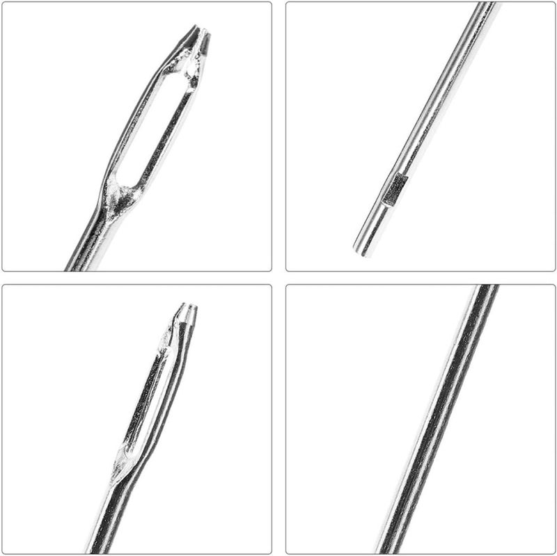 6pcs T-Handle Tire Plug Tool Set with Split Eye Needles for Car and Motorcycle Tire Repair Kit Puncture Needle Replacement for Emergency Roadside Use - Image 5
