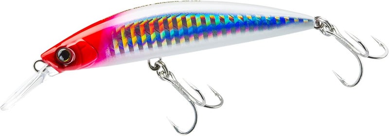 DUEL F1188-HRH Heavy Sinking Minnow Lure - 2.8 inches, Red Head - Image 1