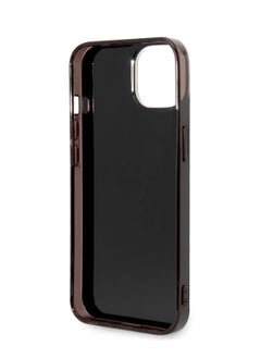 AMG iPhone 14 Case Transparent Double Layer Back Cover with Checkered Flag Pattern / Lifted Ring Case / Bumper Protection / Slim Profile / Easy Snap-On / Drop Protection - Black  - Image 3