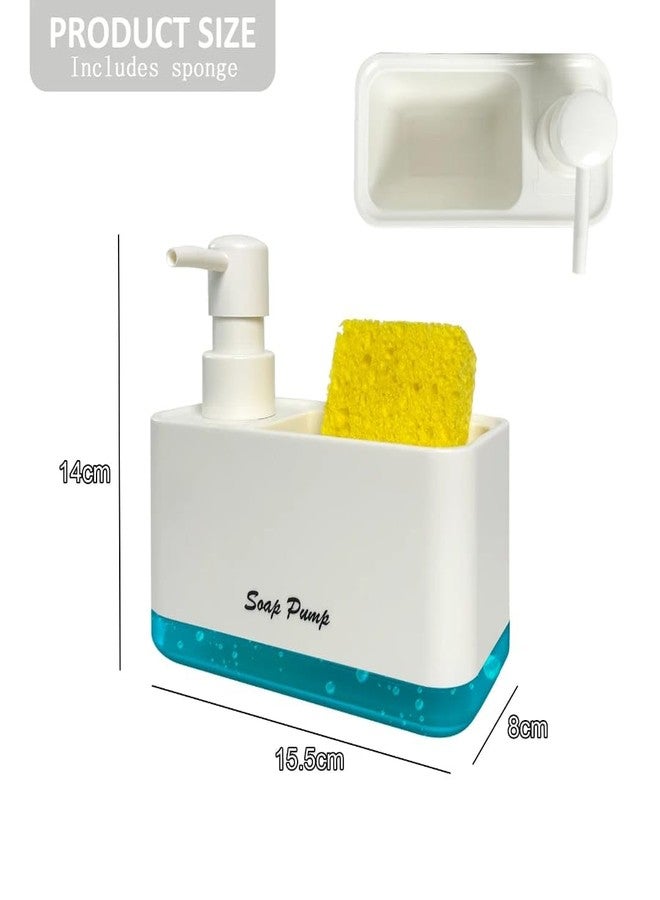 OTIPORTER Dishwasher Liquid Dispenser Kitchen Sink Caddy (White) - Sink Organiser in Washbasin, Kitchen Liquid Soap Dispenser, Dishwasher Dispenser, Accessories Items for New House Essentials - Image 5