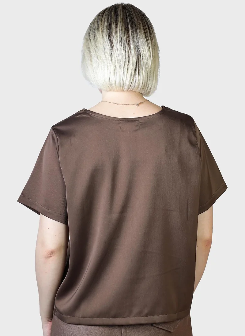 Jimmy Le Bond Silk Regular Fit Top